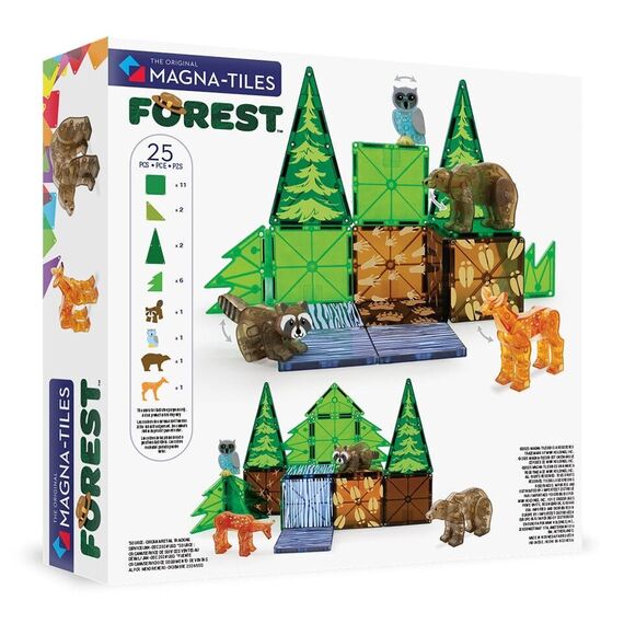 MAGNA-TILES - Forest Animals 25 pcs set (90224) / Toys