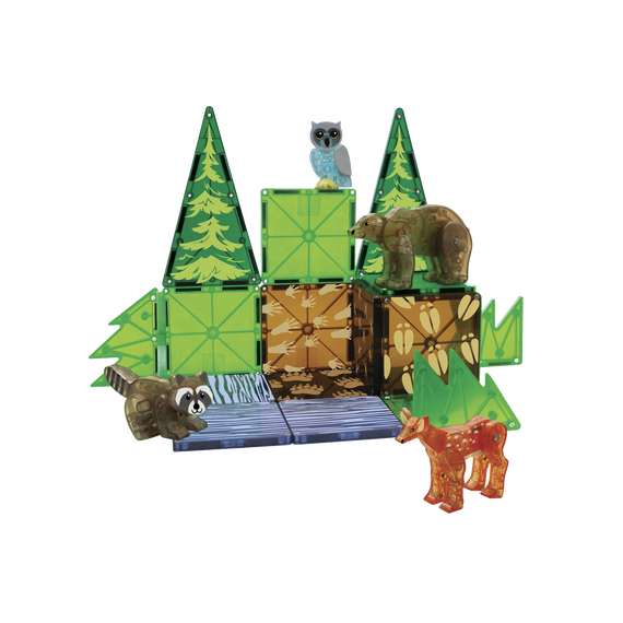 MAGNA-TILES - Forest Animals 25 pcs set (90224) / Toys