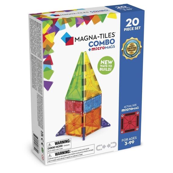 Magna-Tiles - microMAGS Combo 20 pcs (90292) / Toys