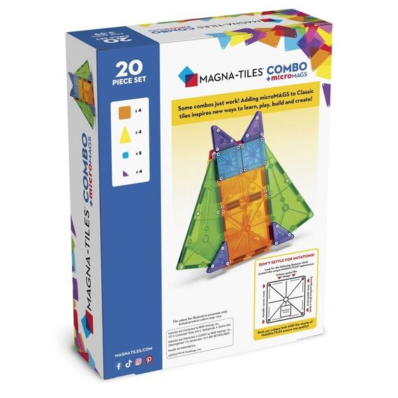Magna-Tiles - microMAGS Combo 20 pcs (90292) / Toys