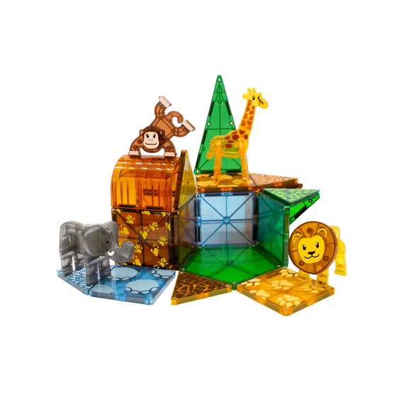 MAGNA-TILES - Safari 25 Piece Set (90220) / Toys
