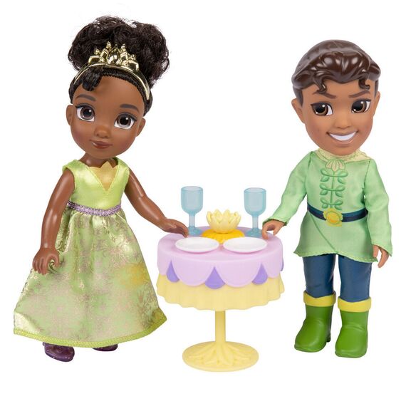 Disney The Princess and the Frog Tiana + Naveen doll 15cm |  Techbox