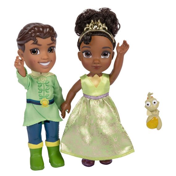 Disney The Princess and the Frog Tiana + Naveen doll 15cm |  Techbox