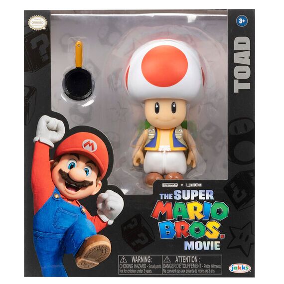 Super Mario Bros Toad figure 13cm |  Techbox