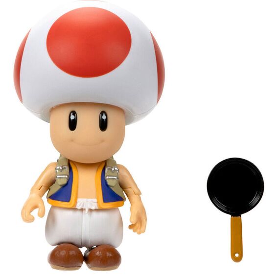 Super Mario Bros Toad figure 13cm |  Techbox