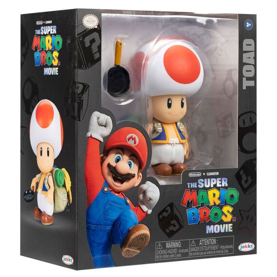 Super Mario Bros Toad figure 13cm |  Techbox
