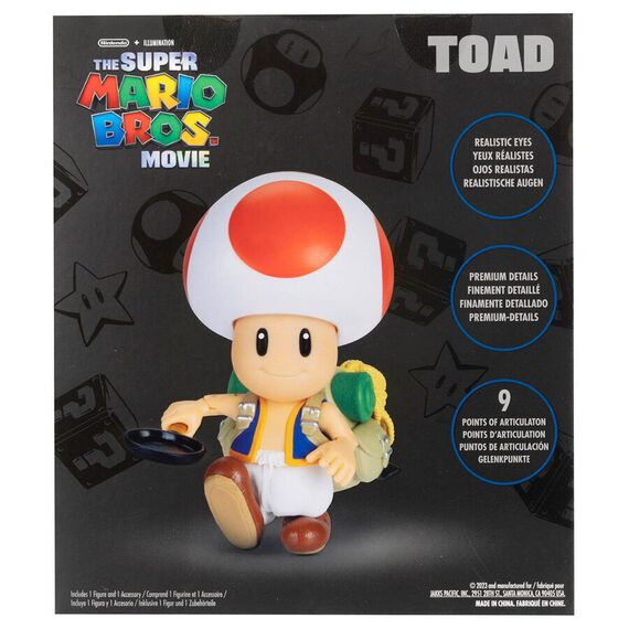 Super Mario Bros Toad figure 13cm |  Techbox