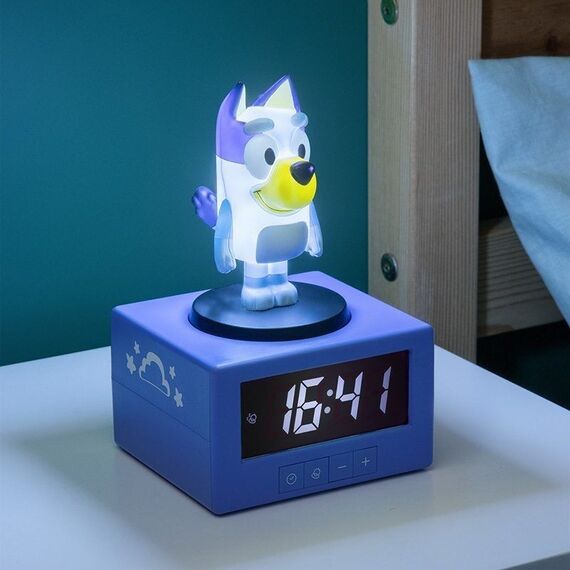 Bluey Icon Alarm Clock / Fan Shop and Merchandise - Led Lights & Alarm Clocks - Gifts - Techbox