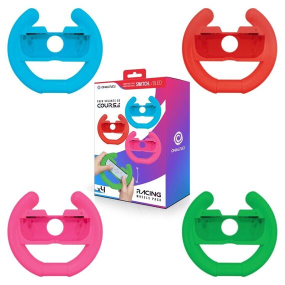 Oniverse Nsw2 Pack Of 4 Racing Wheel Controller Holders / Nintendo Switch 2 - Nintendo Switch 2 Accessories - Accessories for Consoles - Techbox