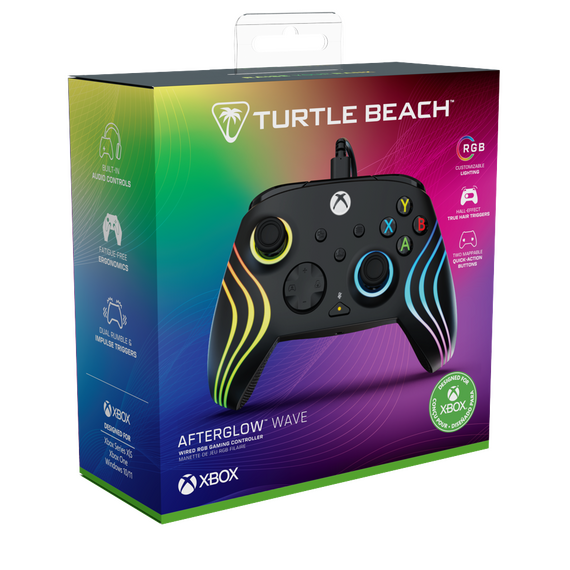 Turtle Beach Afterglow Wave Wired Controller - Black / Xbox Series X