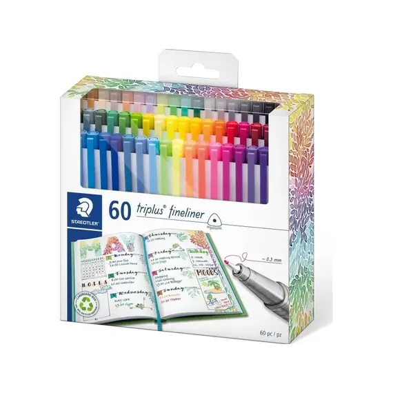 Staedtler - Triplus Finliner - 60 pc (334 C60) / Toys