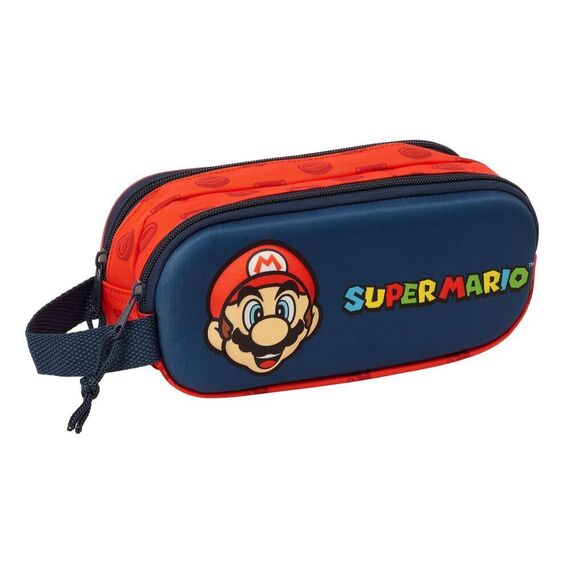 Super Mario Bros double 3D pencil case |  Techbox