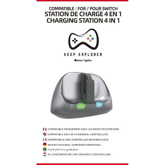 Deep Explorer - 4 In 1 Charging Station / Nintendo Switch