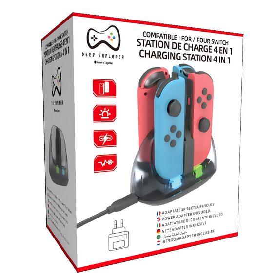 Deep Explorer - 4 In 1 Charging Station / Nintendo Switch