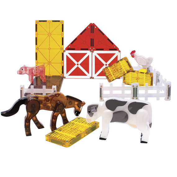 MAGNA-TILES - Farm 25 Piece Set (90223) / Toys