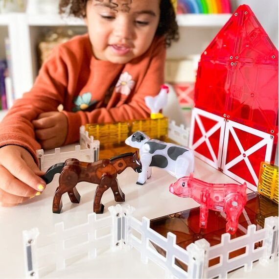 MAGNA-TILES - Farm 25 Piece Set (90223) / Toys