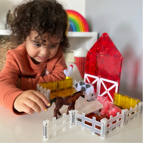 MAGNA-TILES - Farm 25 Piece Set (90223) / Toys