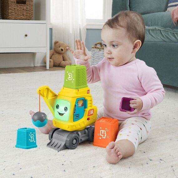 Fisher-Price - Count & Stack Crane (JFF16) / Toys