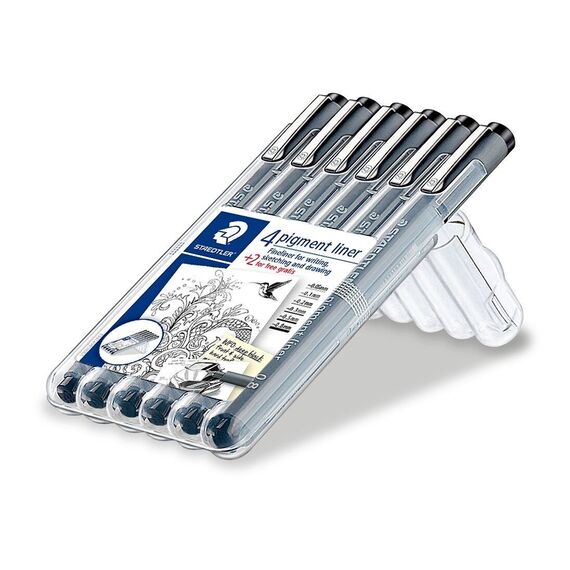 Staedtler - Pigment Liner Set 4+2 (308SB6P) / Toys