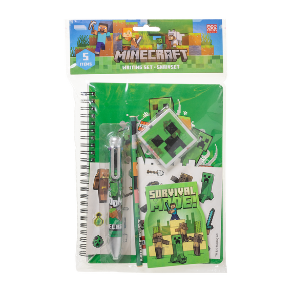 Stor - Minecraft  Writing Set w/ multi-col. pen (166506128) / Toys