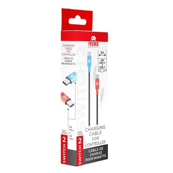 Trade Invaders - Switch 2 Charging Cable- Type C to Type C (3m) / Nintendo Switch 2 | Techbox