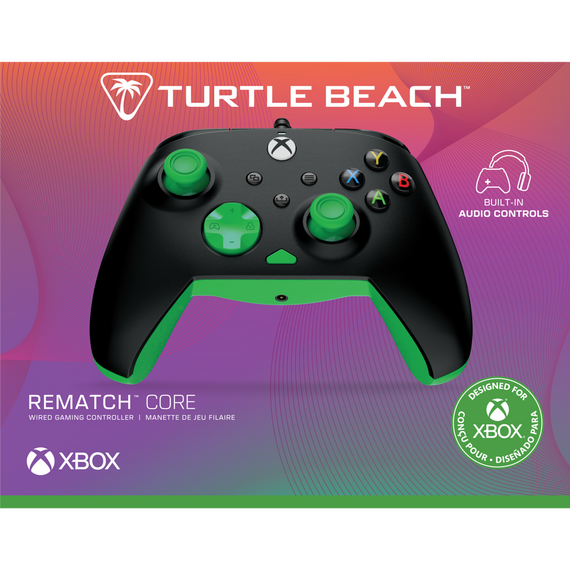 Turtle Beach® Rematch™ Core – Black/Green / Xbox Series X