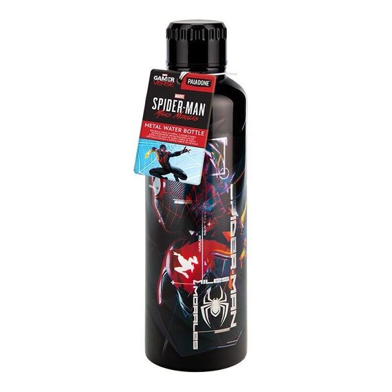 Miles Morales Metal Water Bottle / Fan Shop and Merchandise |  Techbox