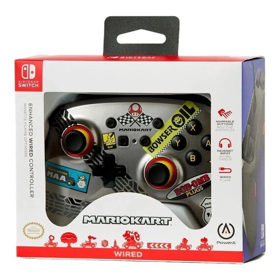 PowerA Enhanced Wired Controller for Nintendo Switch - Mario Kart / Nintendo Switch | Techbox