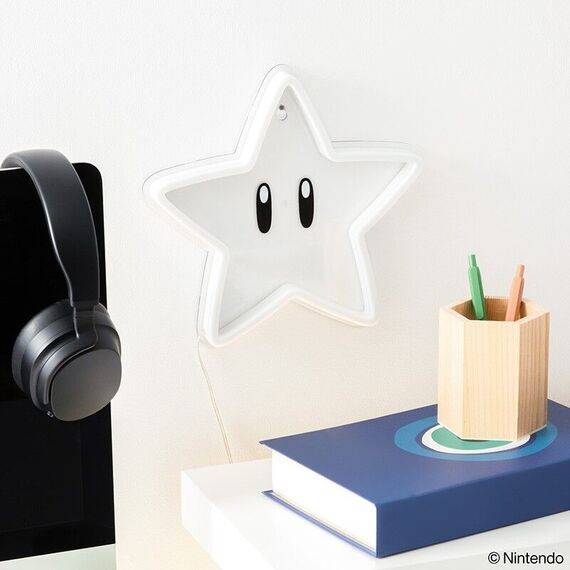 Super Star Wall Mountable LED Neon Light / Fan Shop and Merchandise |  Techbox