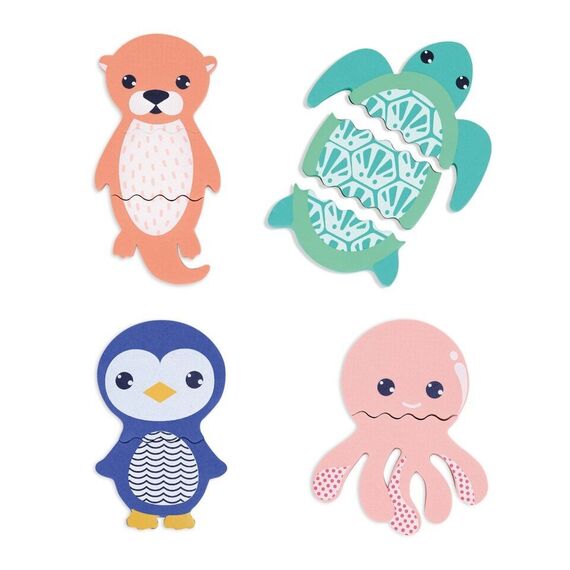 Ludi - Mix & Match - Foam animals for the bath - (LU40078) / Toys