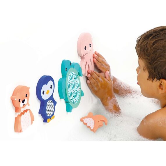 Ludi - Mix & Match - Foam animals for the bath - (LU40078) / Toys