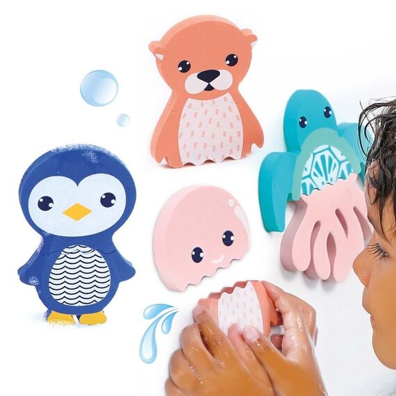 Ludi - Mix & Match - Foam animals for the bath - (LU40078) / Toys