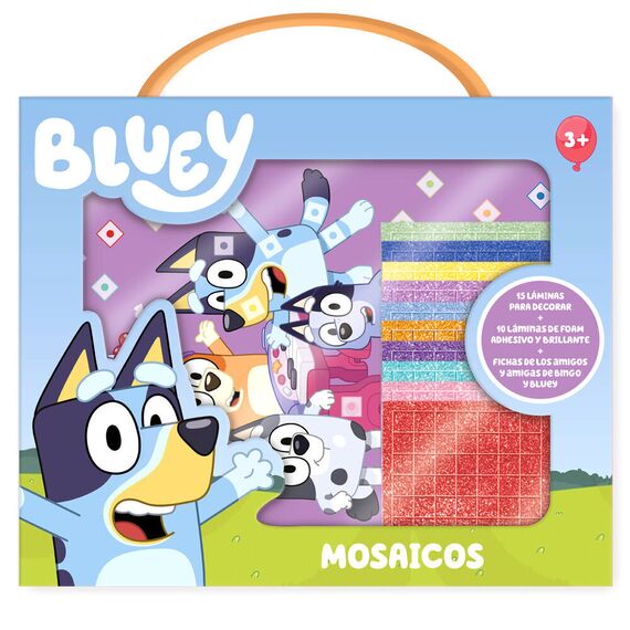 Bluey mosaics briefcase