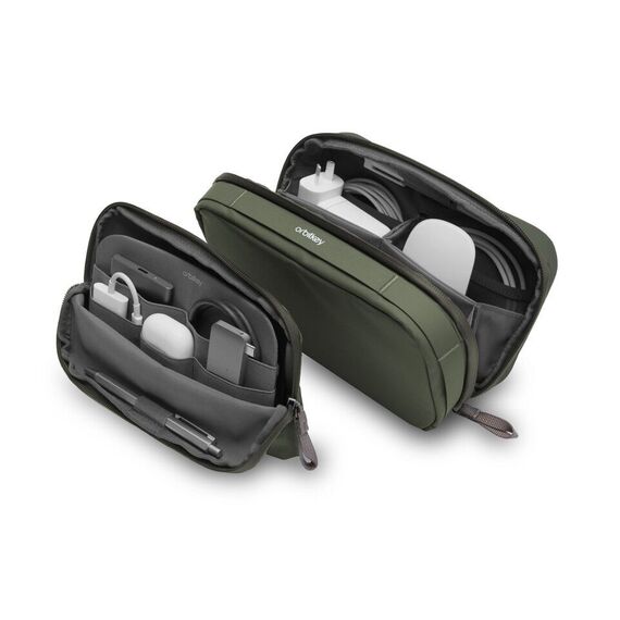 Orbitkey - 2-in-1 Tech Pouch - Olive / Gadgets