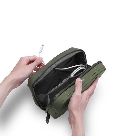 Orbitkey - 2-in-1 Tech Pouch - Olive / Gadgets