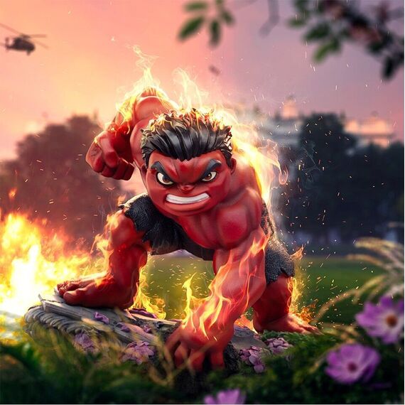 Iron Studios Captain America: Brave New World - Red Hulk Minico Figure / Fan Shop and Merchandise |  Techbox