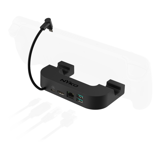 Nyko Steam Deck Power Dock 7-In-1 Usb-C Docking Station / PC - PC Accessories - Accessories for Consoles - Techbox