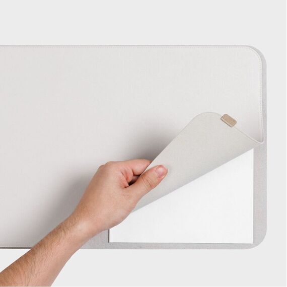 Orbitkey - Desk Mat Slim - Stone / Gadgets | Techbox