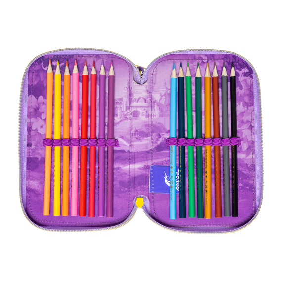 Stor - Unicorn Academy - Filled double pencil case - 19.5 x 12.5 x 5 cm / Toys |  Techbox