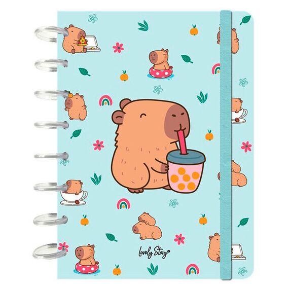 Capibara Bubble Tea A5 notebook |  Techbox