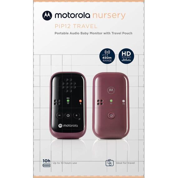 Motorola - Baby Monitor PIP12 Audio - Mulberry / Baby and Children