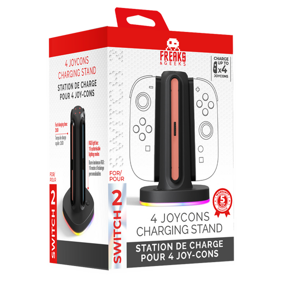 Trade Invaders - Charging Dock for 4 Joy-Cons Nintendo Switch 2 / Nintendo Switch 2 | Techbox