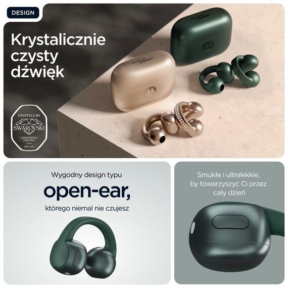Motorola moto buds loop Headset Wireless Ear-hook Calls/Music/Sport/Everyday Bluetooth Green | Techbox