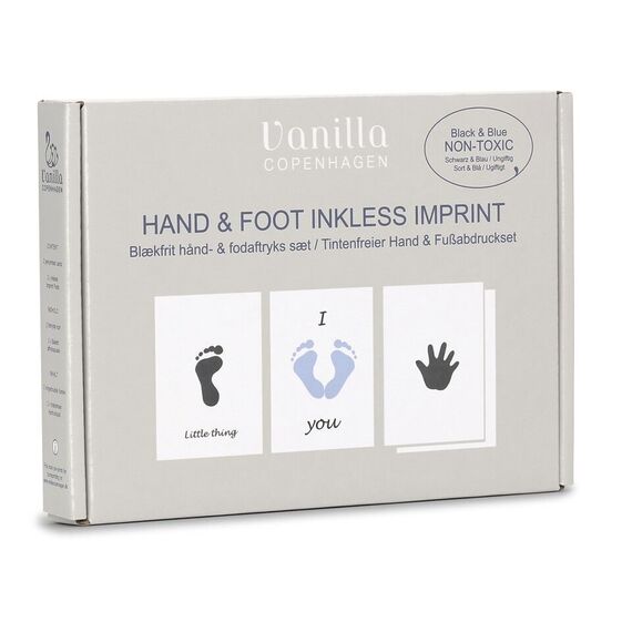 Vanilla Copenhagen - Hand & Foot Inkless Pads - Blue-Black - One size (MEMO0324) / Baby and Children