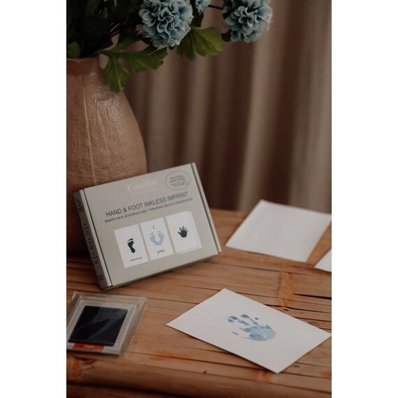 Vanilla Copenhagen - Hand & Foot Inkless Pads - Blue-Black - One size (MEMO0324) / Baby and Children