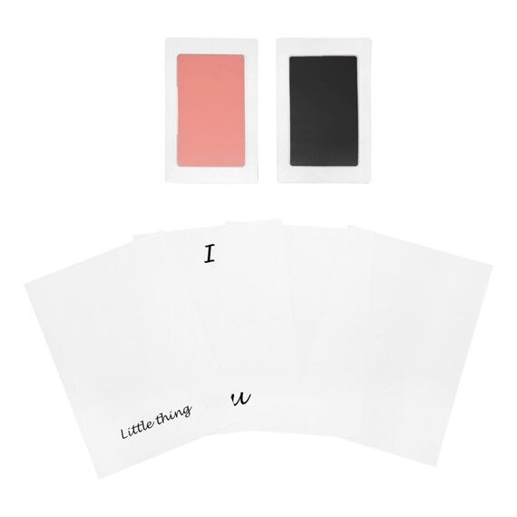 Vanilla Copenhagen - Hand & Foot Inkless Pads - Pink/Black - One size (MEMO0424) / Baby and Children