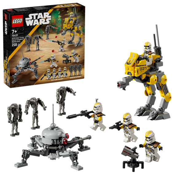 LEGO - Star Wars TM - 327th Star Corps Clone Troopers™ Battle Pack (75431) / Toys