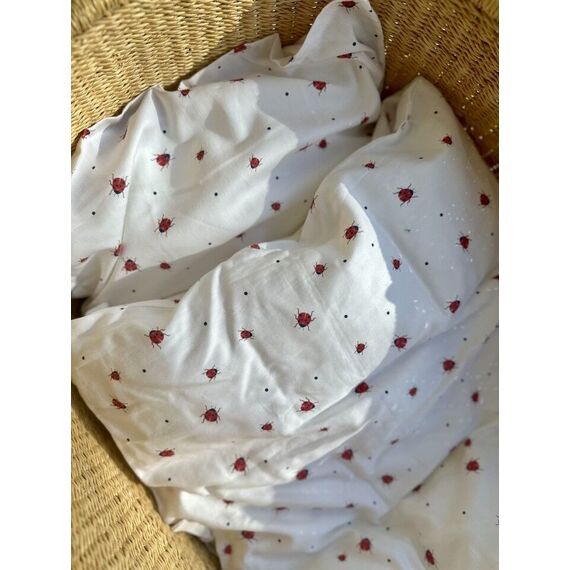 Vanilla Copenhagen - Bedding Baby - Lady Lovebug - Milk - 70 x 100 cm, 40 x 45 cm (BEDB1224) / Baby and Children