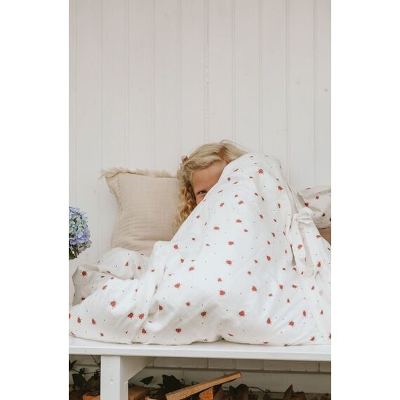 Vanilla Copenhagen - Bedding Junior - Milk - 100 x 140 cm, 40 x 45 cm (BEDJ3324) / Baby and Children