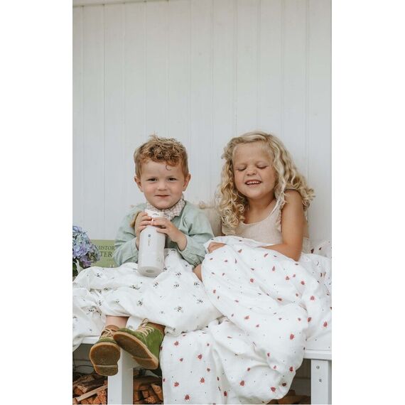 Vanilla Copenhagen - Bedding Junior - Milk - 100 x 140 cm, 40 x 45 cm (BEDJ3324) / Baby and Children